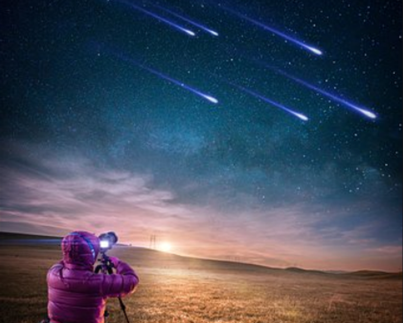 Cosmic Life in Shooting Stars